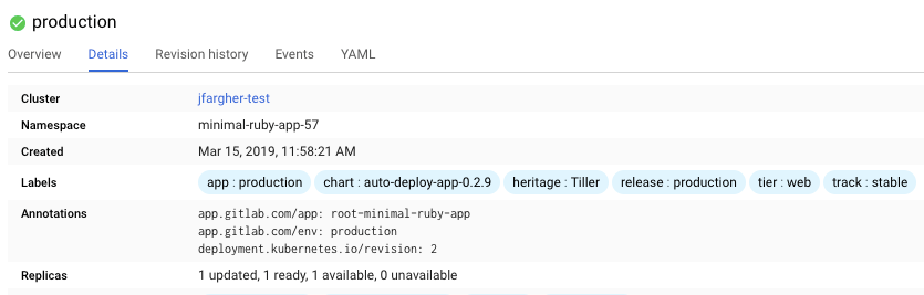 GCP deployment boards details.